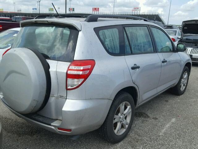 2T3BF4DV9AW037405 - 2010 TOYOTA RAV4 SILVER photo 4