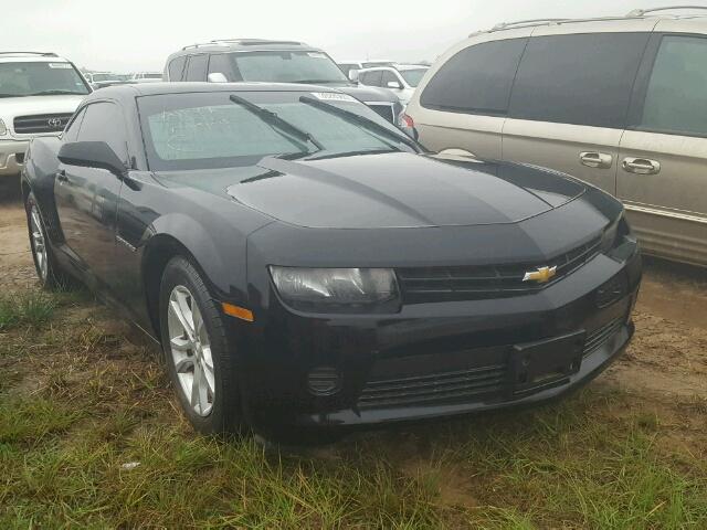 2G1FB1E34F9184931 - 2015 CHEVROLET CAMARO LS BLACK photo 1