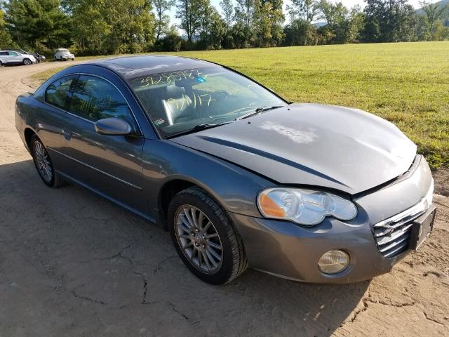 4C3AG52H43E073916 - 2003 CHRYSLER SEBRING GRAY photo 1