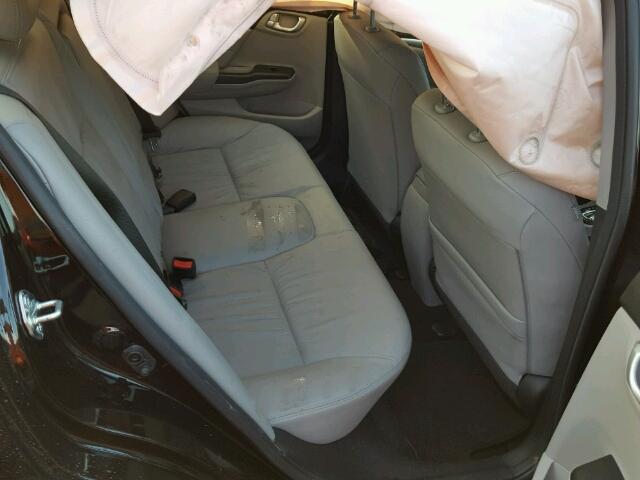 2HGFB2F95FH529584 - 2015 HONDA CIVIC EXL შავი ფოტო 6