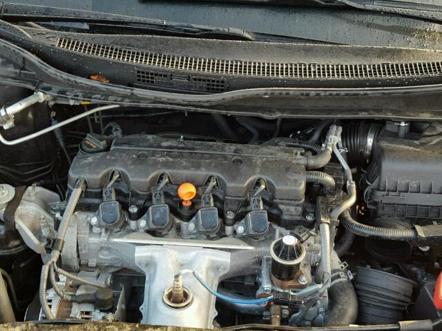 2HGFB2F95FH529584 - 2015 HONDA CIVIC EXL შავი ფოტო 7