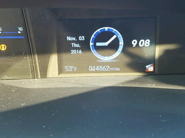 2HGFB2F95FH529584 - 2015 HONDA CIVIC EXL შავი ფოტო 8