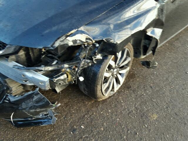 2HGFB2F95FH529584 - 2015 HONDA CIVIC EXL შავი ფოტო 9