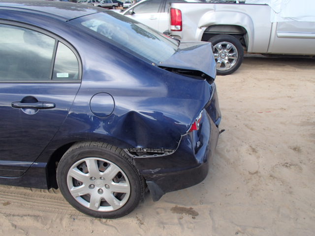 1HGFA16557L084617 - 2007 HONDA CIVIC LX BLUE photo 10