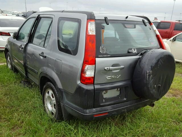 SHSRD785X5U332548 - 2005 HONDA CR-V LX GRAY photo 3