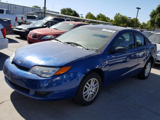 1G8AN12F75Z128231 - 2005 SATURN ION LEVEL BLUE photo 2