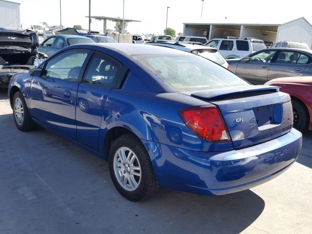 1G8AN12F75Z128231 - 2005 SATURN ION LEVEL BLUE photo 3