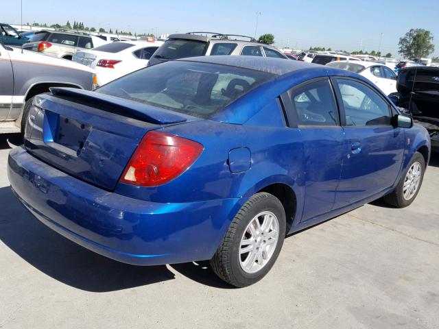 1G8AN12F75Z128231 - 2005 SATURN ION LEVEL BLUE photo 4