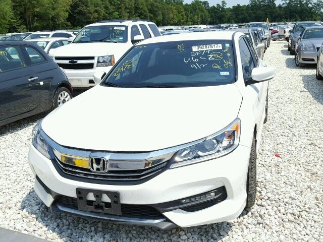 1HGCR2F52GA046694 - 2016 HONDA ACCORD SPO WHITE photo 9