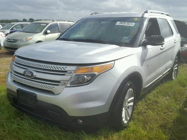 1FM5K7D89EGA48762 - 2014 FORD EXPLORER SILVER photo 2