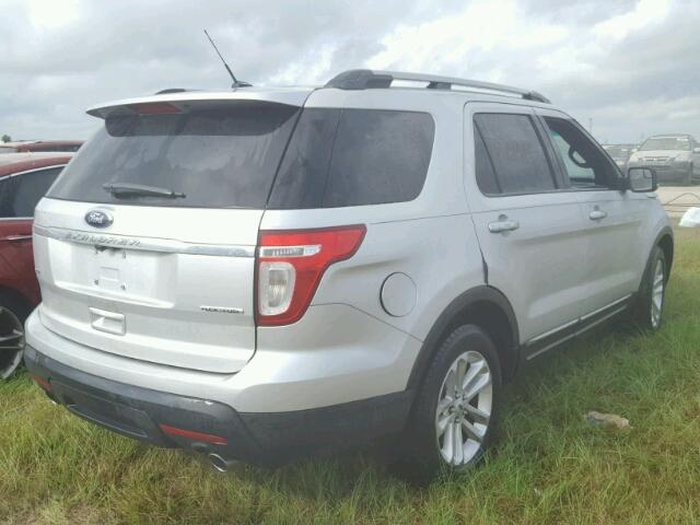 1FM5K7D89EGA48762 - 2014 FORD EXPLORER SILVER photo 4