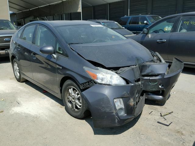 JTDKN3DUXA0012912 - 2010 TOYOTA PRIUS GRAY photo 1