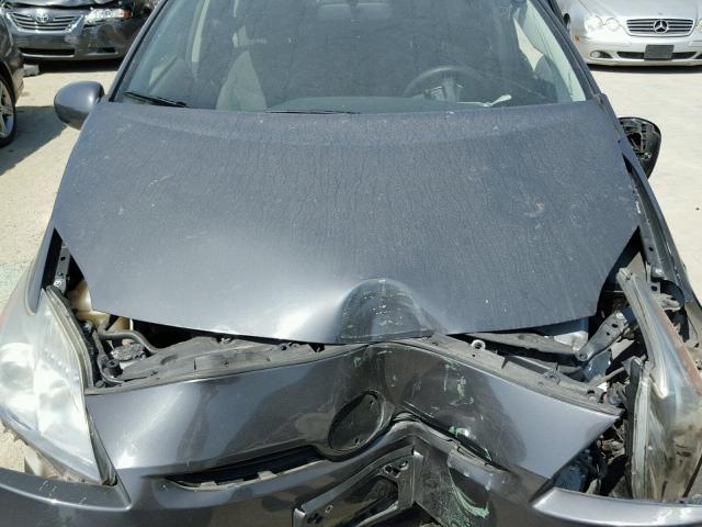 JTDKN3DUXA0012912 - 2010 TOYOTA PRIUS GRAY photo 7