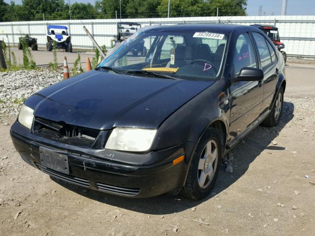 3VWSB69M72M096671 - 2002 VOLKSWAGEN JETTA GLS BLACK photo 2