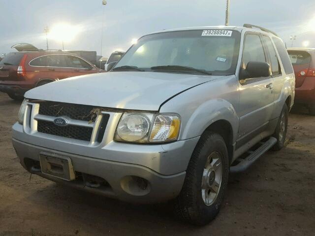 1FMCU60EX1UC81696 - 2001 FORD EXPLORER S SILVER photo 2