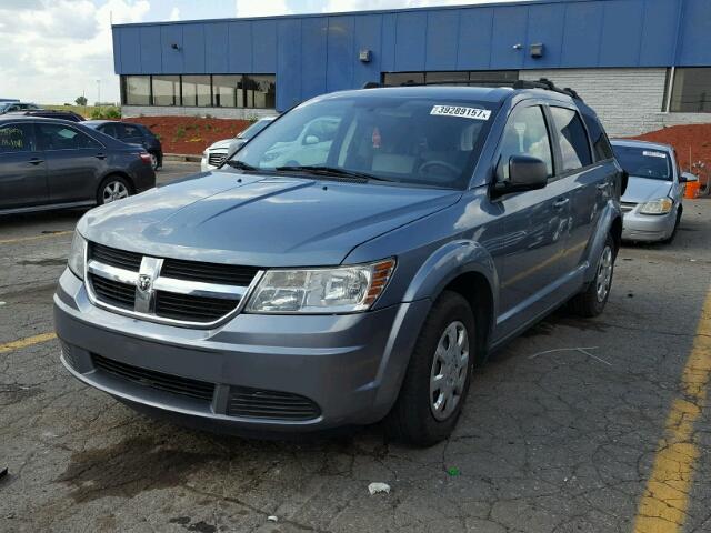 3D4GG47B69T572363 - 2009 DODGE JOURNEY SE BLUE photo 2