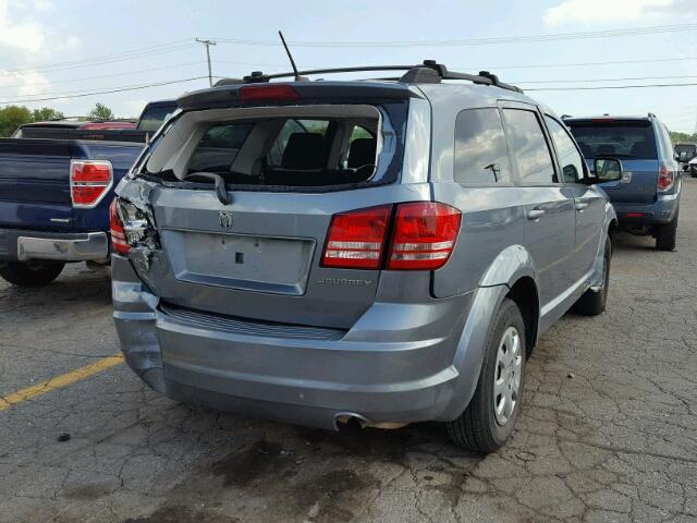 3D4GG47B69T572363 - 2009 DODGE JOURNEY SE BLUE photo 4