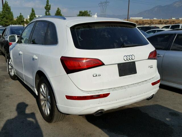 WA1CFAFP6DA013335 - 2013 AUDI Q5 PREMIUM WHITE photo 3