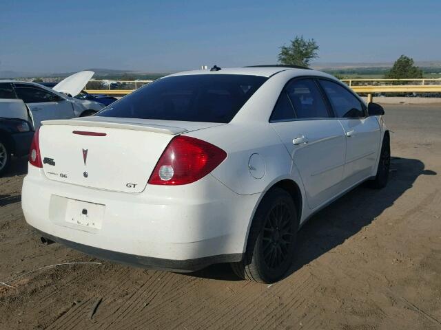 1G2ZH548754150561 - 2005 PONTIAC G6 GT WHITE photo 4