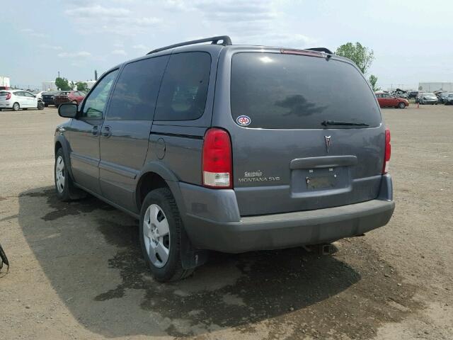 1GMDU03127D171051 - 2007 PONTIAC MONTANA SV GRAY photo 3