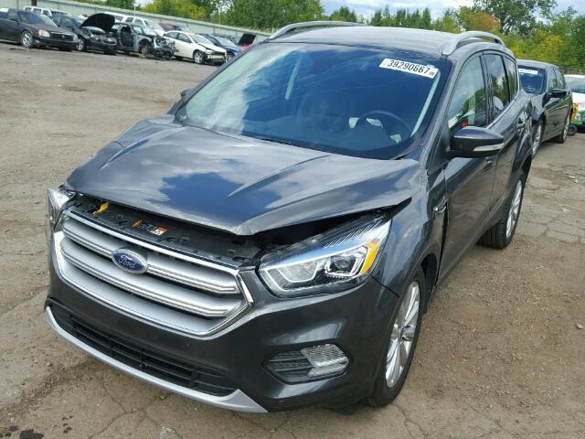 1FMCU0JD9HUB51521 - 2017 FORD ESCAPE TIT GRAY photo 2