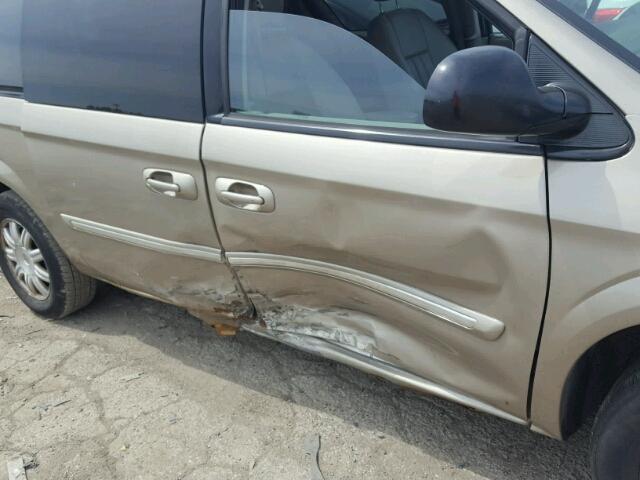 2A4GP54L16R714739 - 2006 CHRYSLER TOWN & COU Bej foto 9