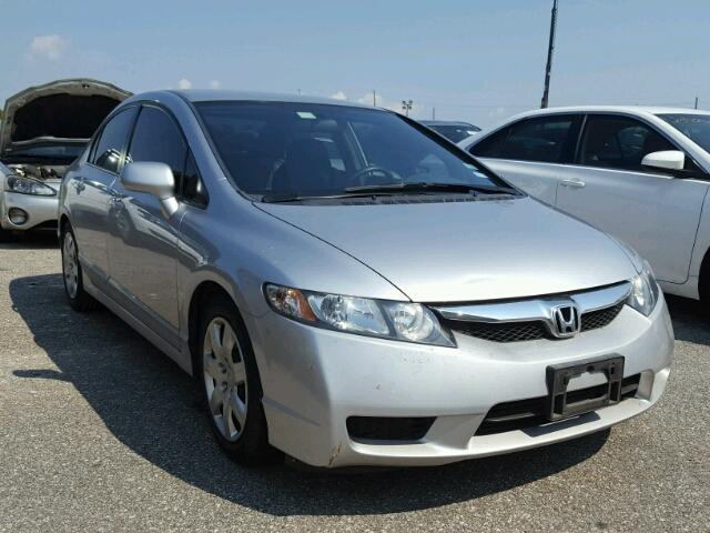 19XFA1E56AE047365 - 2010 HONDA CIVIC LX SILVER photo 1