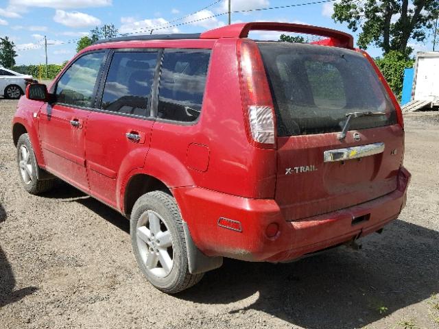 JN8BT08V96W208730 - 2006 NISSAN X-TRAIL XE RED photo 3