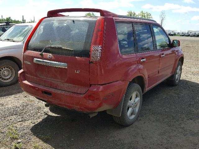 JN8BT08V96W208730 - 2006 NISSAN X-TRAIL XE RED photo 4