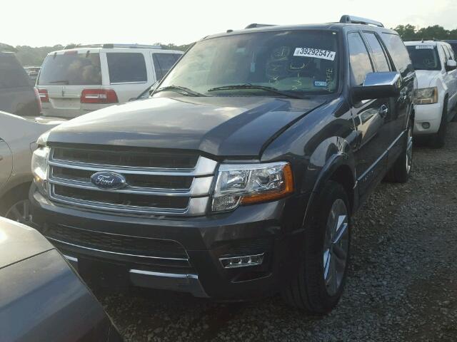 1FMJK1LT9FEF37662 - 2015 FORD EXPEDITION GRAY photo 2