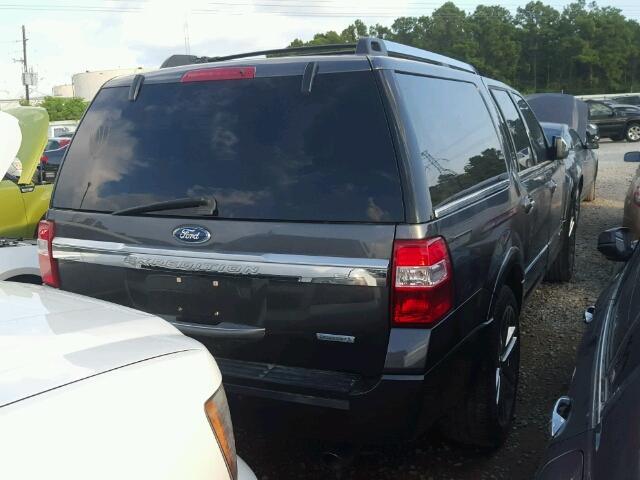 1FMJK1LT9FEF37662 - 2015 FORD EXPEDITION GRAY photo 4