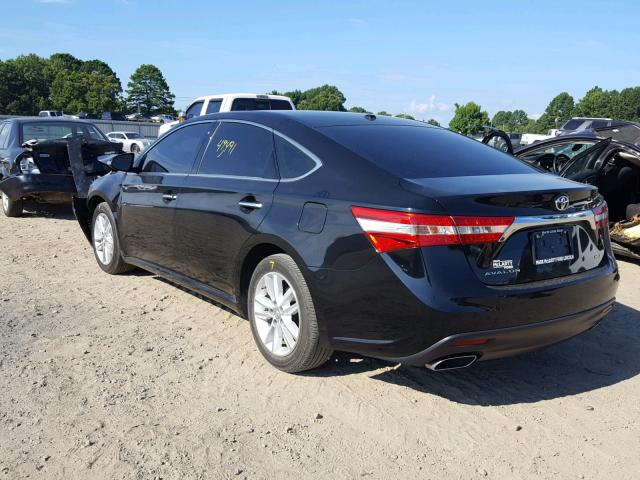 4T1BK1EB7FU138862 - 2015 TOYOTA AVALON XLE BLACK photo 3