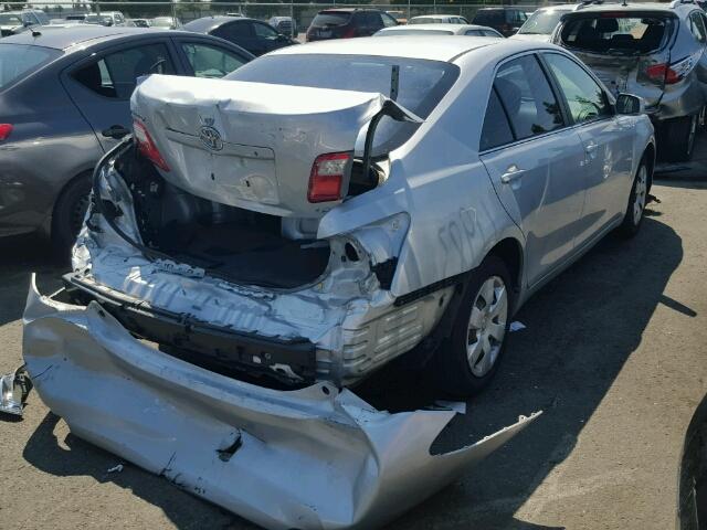 4T1BK46K67U507759 - 2007 TOYOTA CAMRY NEW SILVER photo 4