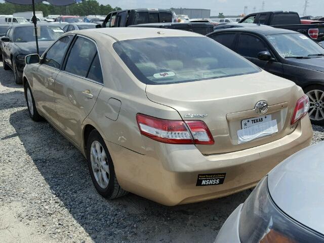 4T1BF3EK9BU712534 - 2011 TOYOTA CAMRY BASE BEIGE photo 3