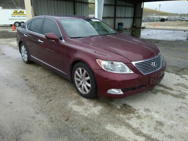 JTHBL46F875046030 - 2007 LEXUS LS 460 MAROON photo 1