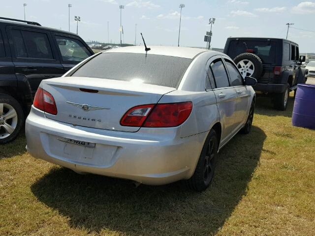 1C3CC4FB2AN143979 - 2010 CHRYSLER SEBRING TO SILVER photo 4