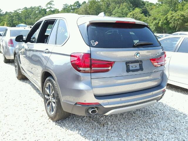 5UXKR2C35H0X05077 - 2017 BMW X5 SDRIVE3 GRAY photo 3