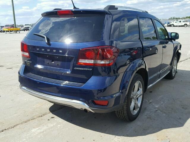 3C4PDCGB9HT602745 - 2017 DODGE JOURNEY BLUE photo 4