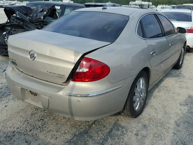 2G4WD582281368712 - 2008 BUICK LACROSSE C TAN photo 4