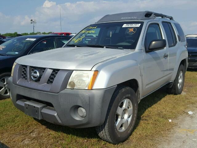 5N1AN08U37C508013 - 2007 NISSAN XTERRA OFF SILVER photo 2