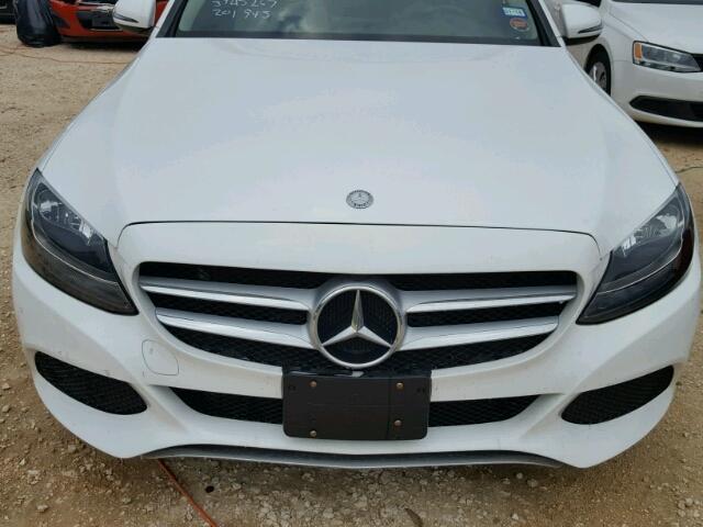 55SWF4JB4HU201945 - 2017 MERCEDES-BENZ C 300 WHITE photo 9