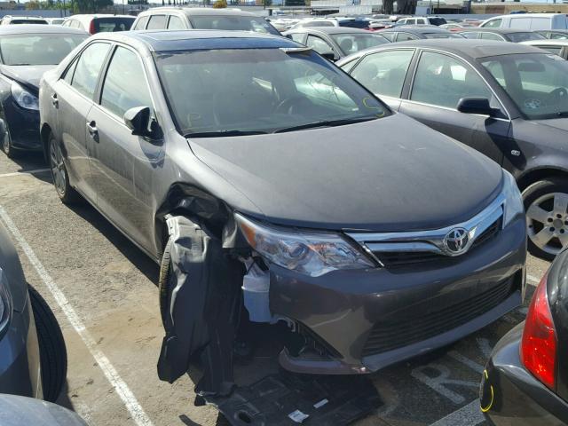 4T1BF1FK1DU715143 - 2013 TOYOTA CAMRY L GRAY photo 1