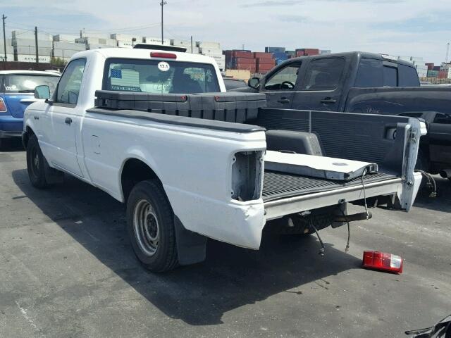 1FTYR10U11PB75206 - 2001 FORD RANGER Balta nuotrauka 3
