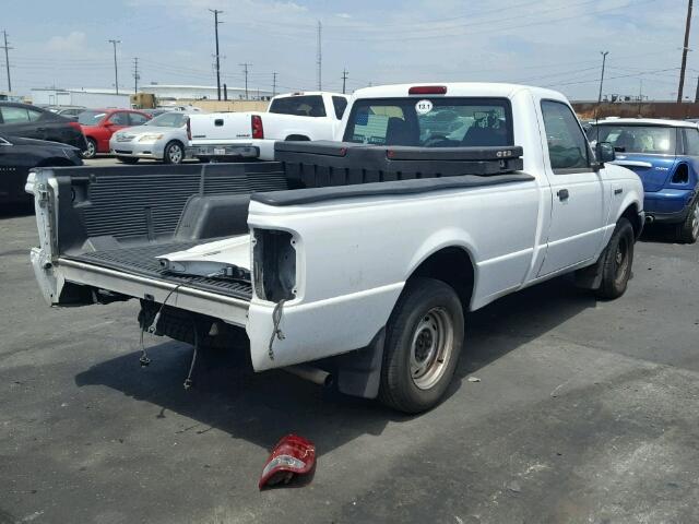 1FTYR10U11PB75206 - 2001 FORD RANGER Balta nuotrauka 4