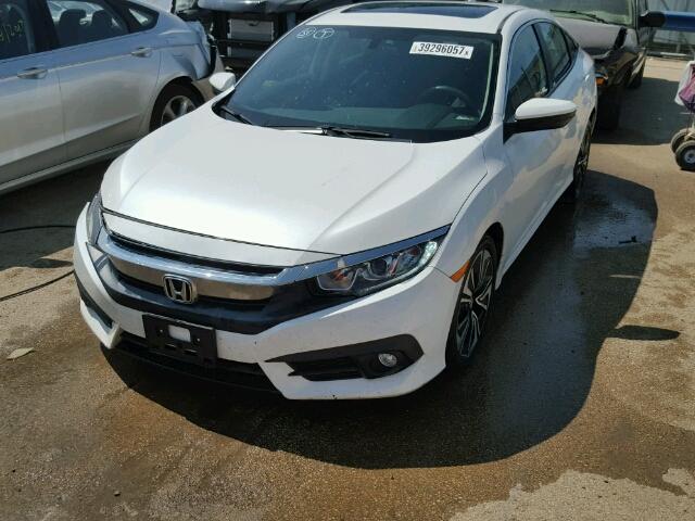 19XFC1F38GE000581 - 2016 HONDA CIVIC EX WHITE photo 2
