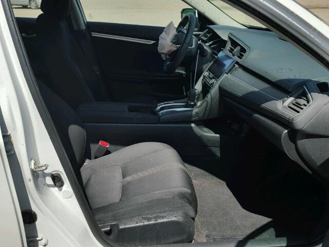 19XFC1F38GE000581 - 2016 HONDA CIVIC EX WHITE photo 5