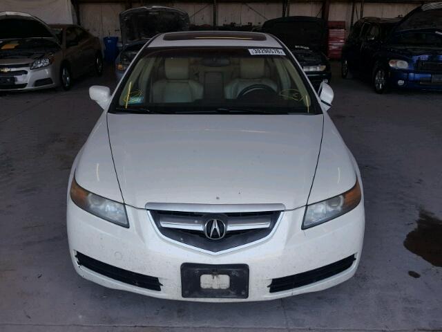 19UUA66255A065956 - 2005 ACURA TL WHITE photo 9