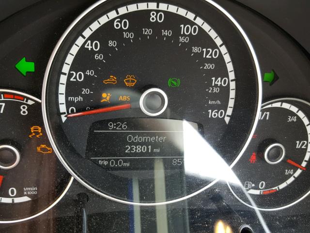 3VW517AT9GM812180 - 2016 VOLKSWAGEN BEETLE S/S 蓝色 照片 8