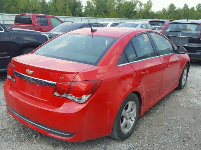 1G1PC5SB4E7131604 - 2014 CHEVROLET CRUZE RED photo 4