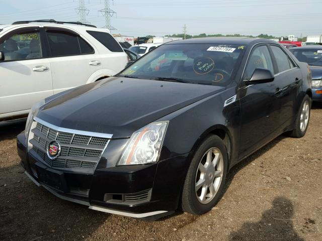 1G6DF577480197771 - 2008 CADILLAC CTS BLACK photo 2